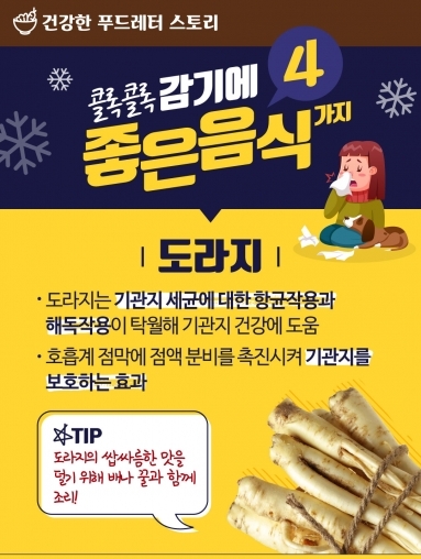 [푸드스토리] 콜록콜록 감기에 좋은 음식