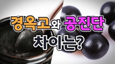 경옥고와 공진단은 뭐가 다를까?