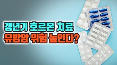 갱년기 여성호르몬제의 부작용이 유방암이다