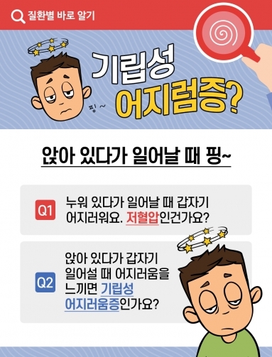 [질환정보] 기립성 어지럼증